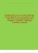 PN HESI Exit V1 & V2 2023&ndash;2025 PDF&colon; 200&plus; Verified Exam Questions & Answers