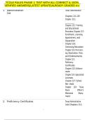 TCOLE RULES PHASE 1 TEST WITH ALL CORRECT & 100&percnt; VERIFIED ANSWERS&vert;LATEST UPDATE&vert;ALREADY GRADED A&plus;