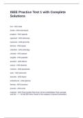 ISEE Practice Test 1 with Complete Solutions