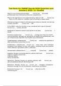Test Bank for PMHNP Boards&sol;2000 Questions and Answers&sol; 2022 &sol; A&plus; Graded