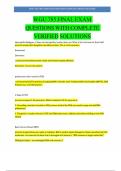 WGU 785 FINAL EXAM QUESTIONS WITH COMPLETE VERIFIED SOLUTIONS