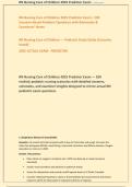 RN Nursing Care of Children 2025 Predictor Exam &vert; 100 Scenario-Based Pediatric Questions with Rationales & Examiners&rsquo; Notes RN Nursing Care of Children &mdash; Pediatric Study Guide &lpar;Scenario-based&rpar; 2025 ACTUAL EXAM PREDICTOR