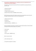 MLS 220 EXAM 1 QUESTIONS &lbrack;UNIT 1-3 QUIZZES AND EXAM 1 QUESTIONS&rsqb; WITH COMPLETE SOLUTIONS SCORED A