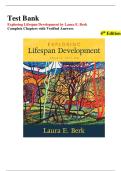 Exploring Lifespan Development &ndash; 4th Edition &lpar;Laura E&period; Berk&rpar; &vert; Complete Test Bank with Answers