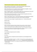 HMD 440 Final Exam Questions and Answers Latest Update 2025-2026
