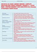 UW PSYCH 101 EXAM 1 NEWEST VERSION &vert; COMPLETE  QUESTIONS AND CORRECT ANSWERS &vert; GRADED A&plus; &vert; LATEST  EXAM &vert; VERIFIED ANSWERS 2025-2026PSYCH 101&comma; University  of Washington-Seattle Campus 