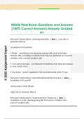 NR606 Final Exam Questions and Answers  &lpar;100&percnt; Correct Answers&rpar; Already Graded  A&plus; 