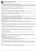 Wellcoaches Written Exam Exam Questions and Answers 100&percnt; Pass &vert;Already Graded A&plus;&vert; Verified and Updated &vert;Actual 2025&sol;2026 Cheat Sheet