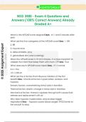 NSG 3500 - Exam 4 Questions and  Answers &lpar;100&percnt; Correct Answers&rpar; Already  Graded A&plus; 