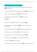 FHEA Questions and answers 
