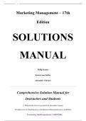 Solution Manual for Marketing Management&comma; 17th Edition by Philip Kotler&comma; Kevin Lane Keller & Alexander Chernev