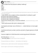 MLO - Ethics Exam Questions and Answers 100&percnt; Pass &vert;Already Graded A&plus;&vert; Verified and Updated &vert;Actual 2025&sol;2026 Cheat Sheet