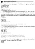 MLO Test Practice Questions Exam Questions and Answers 100&percnt; Pass &vert;Already Graded A&plus;&vert; Verified and Updated &vert;Actual 2025&sol;2026 Cheat Sheet