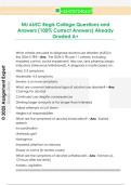 NU 665C Regis College Questions and  Answers &lpar;100&percnt; Correct Answers&rpar; Already  Graded A&plus; 