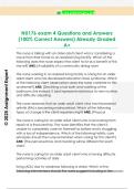 NU176 exam 4 Questions and Answers  &lpar;100&percnt; Correct Answers&rpar; Already Graded  A&plus; 