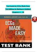 ECGs Made Easy 7th Edition Test Bank &vert; Barbara Aehlert &vert; Chapters 1-10