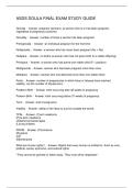 ASDS DOULA FINAL EXAM STUDY GUIDE