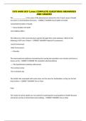 SYO 4400 UCF Loree COMPLETE QUESTIONS ANSWERED AND GRADED