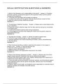 DOULA CERTIFICATION QUESTIONS & ANSWERS