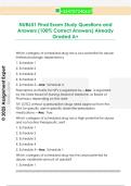 NUR 651 Final Study Guide Questions and  Answers &lpar;100&percnt; Correct Answers&rpar; Already  Graded A&plus;