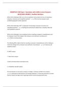 MGMT425 CH4 Exam &vert; Questions with 100&percnt; Correct Answers 2025&sol;2026 UPDATE &vert; Verified Solutions