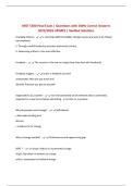 MGT 5500 Final Exam &vert; Questions with 100&percnt; Correct Answers 2025&sol;2026 UPDATE &vert; Verified Solutions