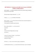 MGT 5500 Test 3 &vert; Questions with 100&percnt; Correct Answers 2025&sol;2026 UPDATE &vert; Verified Solutions