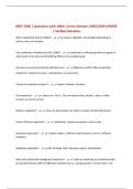 MGT 5500 &vert; Questions with 100&percnt; Correct Answers 2025&sol;2026 UPDATE &vert; Verified Solutions