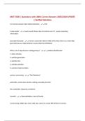 MGT 5500 &vert; Questions with 100&percnt; Correct Answers 2025&sol;2026 UPDATE &vert; Verified Solutions