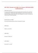 MGT 5500 &vert; Questions with 100&percnt; Correct Answers 2025&sol;2026 UPDATE &vert; Verified Solutions