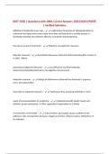 MGT 5500 &vert; Questions with 100&percnt; Correct Answers 2025&sol;2026 UPDATE &vert; Verified Solutions
