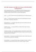 MGT 5500 &vert; Questions with 100&percnt; Correct Answers 2025&sol;2026 UPDATE &vert; Verified Solutions