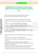 NUR206 Exam 2 Questions and Answers  &lpar;100&percnt; Correct Answers&rpar; Already Graded  A&plus; 