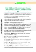 NURS 308 Exam 1 Questions and Answers  &lpar;100&percnt; Correct Answers&rpar; Already Graded  A&plus; 