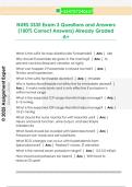 NURS 3335 - Pathophysiology Exam 2  Study Guide Questions and Answers  &lpar;100&percnt; Correct Answers&rpar; Already Graded  A&plus;