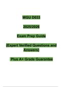 WGU D033 Introduction to Communication Exam Prep Guide 2025&sol;2026 &vert; Verified Questions&comma; Study Notes & A&plus; Success Guarantee
