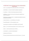 NCLE BASIC EXAM &vert; Questions with 100&percnt; Correct Answers 2025&sol;2026 UPDATE &vert; Verified Solutions