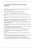 CA BRANCH 3 PRACTICE TEST QUESTIOBS & ANSWERS