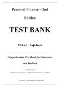 Test Bank &mdash; Personal Finance&comma; 2nd Edition &mdash; Vickie L&period; Bajtelsmit