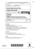  2025 Pearson Edexcel Level 3 GCE 9HI0&sol;1G History Advanced  PAPER 1&colon; Breadth study with interpretations Option 1G&colon; Germany and  West Germany&comma; 1918&ndash;89