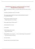 NUR 4420 Final Exam &lpar;Week 10&rpar; &vert; Questions with 100&percnt; Correct Answers 2025&sol;2026 UPDATE &vert; Verified Solutions