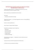NUR 4420 Final Exam &lpar;week 8&rpar; &vert; Questions with 100&percnt; Correct Answers 2025&sol;2026 UPDATE &vert; Verified Solutions