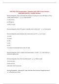 NUR 4420&colon; EKG Interpretation &vert; Questions with 100&percnt; Correct Answers 2025&sol;2026 UPDATE &vert; Verified Solutions