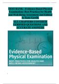 Evidence-Based Physical Examination &ndash; Best Practices for Health and Well-Being Assessment &lpar;2nd Edition&comma; Kate Gawlik&rpar; &ndash; Complete Test Bank with Verified Questions and Answers