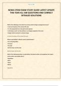 NCMA CPCM EXAM STUDY GUIDE LATEST UPDATE THIS YEAR ALL 500 QUESTIONS AND CORRECT DETAILED SOLUTIONS
