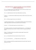Whes 2026 Final Exam &vert; Questions with 100&percnt; Correct Answers 2025&sol;2026 UPDATE &vert; Verified Solutions