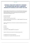 ROCKWELL EXAM WITH COMPLETE 4 VERSIONS ALL 500 QUESTIONS AND WELL ELABORATED ANSWERS WITH RAIONALES LATEST UPDATE THIS YEAR