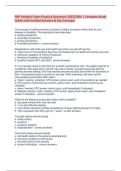 FNP Pediatric Exam Practice Questions 2025&sol;2026 &vert; Complete Study Guide with Verified Answers & Key Concepts
