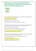 AORN Periop 101 Final Exam Test Bank &lpar;2025&sol;2026&rpar; &ndash; 250&plus; Verified Questions with Correct Answers and Rationales &lpar;100&percnt; Pass Guarantee&comma; A&plus; Graded&rpar;