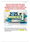 IAAI CFI Study Exam 2025 &ndash; Real Verified Questions & Correct Answers &vert; Pack of Excellence &vert; The Ultimate Key to Your Success